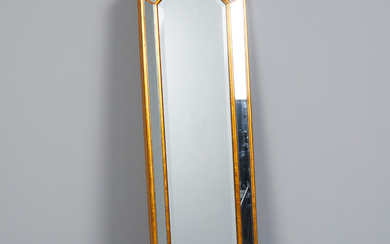 wooden mirror.