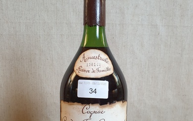 1 bottle 70 cl Cognac Grande Fine Champagne Cuvée Ancestrale...