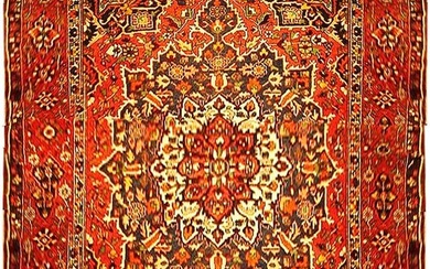10 x 12 Red Persian Premium Quality Bakhtiar Rug