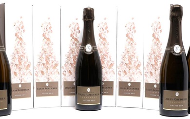 12 bts. Champagne “Brut Millesime”, Louis Roederer 2014 A (hf/in).