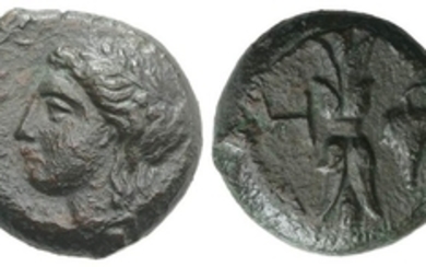 Sicily, Alaisa Archonidea, c. 325-317 BC. Æ Hexas (16mm, 4.36g,...