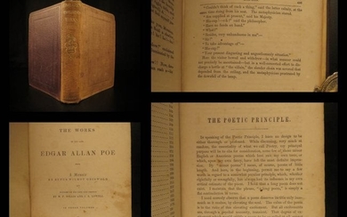 1853 Edgar Allan Poe Poems Tales The Raven Bells OCCULT