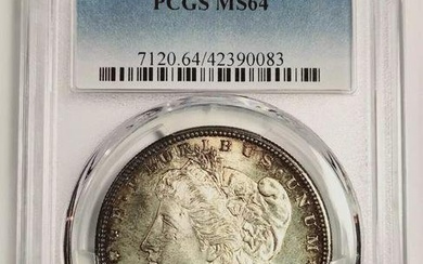 1880 S Morgan Silver Dollar PCGS MS-64 80/79