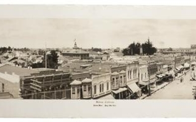 1913 Salinas Rodeo Week panoramic photograph