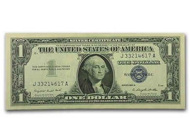 1957-A $1.00 Silver Certificate AU (Fr#1620)