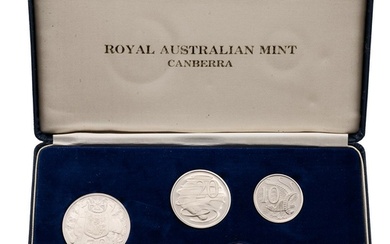 1966 Royal Australian Mint six coin decimal proof set in the...