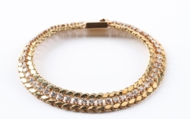 14K Yellow Gold 1.78 CTW Diamond Bracelet