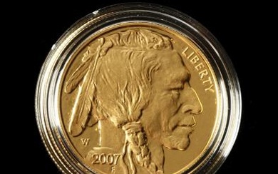 2007-W $50 American Buffalo One Ounce Proof Gold Bullion Coin