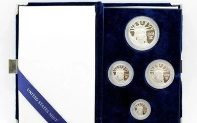 2008-W Platinum Proof American Eagle 4 Coin Set, 1.85ozt, Low Mintage Key Date