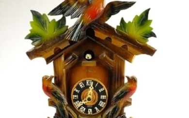 Vintage Heco Clock CUCKOO CLOCK BLACK FOREST CLOCK