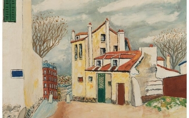 27034: Elisée Maclet (French, 1881-1962) Rue de Montma