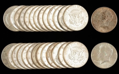 28 1964 Kennedy Half Dollars