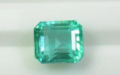 3.26 Ctw Natural Zambian Emerald Octagon Cut