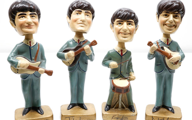 Beatles Nodders by Car Mascots Set of 4