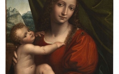 Cesare MAGNI Milan, 1492 - 1534 La Vierge à l'Enfant