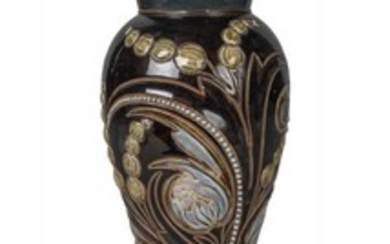 Doulton Lambeth, an Art Nouveau stoneware vase...