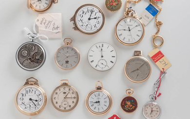 Fourteen Pocket Watches from the Hamilton Watch Co. Archives