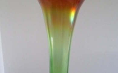Jeremiah Lotton Art Glass Vase