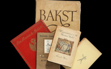 A collection of Ballets Russes-related printed material: books, programmes, auction and exhibition catalogues