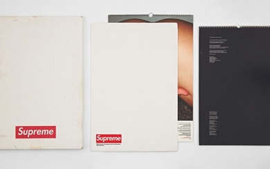 Supreme, Two works: (i) Supreme x Terry Richardson 2003 Calendar; (ii) Supreme x Larry Clark 2005 Calendar