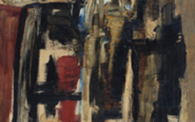SADANAND BAKRE (1920-2007), Untitled (Cityscape)