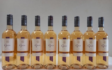 6 bouteilles de Gallician Gris. 2015. Rosé... - Lot 34 - Enchères Maisons-Laffitte