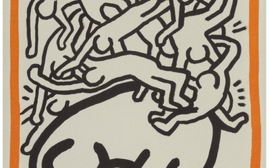65034: Keith Haring (1958-1990) Untitled, 1990 Lithogra