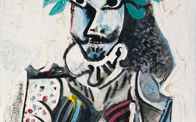 BUSTE D'HOMME LAURÉ, Pablo Picasso