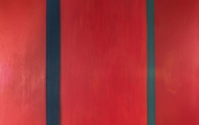 Untitled (Red abstraction in Red and Blue), 1995