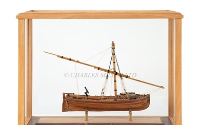 A 1:48 STATIC DISPLAY MODEL FOR AN ARMED PINNACE OF CIRCA 18...