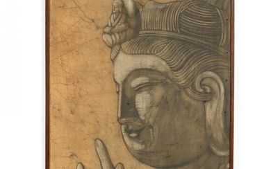 A Batik Painting of a Bodhisattva