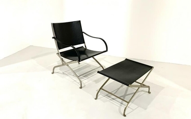 A. Citterio Chaise Lounge and Pouf for Flexform, 70s
