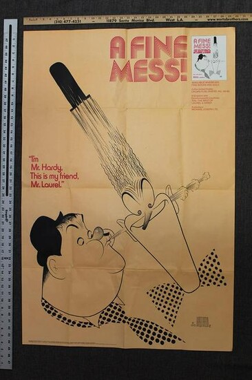 A Fine Mess - Laurel and Hardy (1986) US 1 SH Movie
