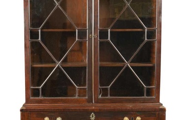 A George III mahogany estate cabinet