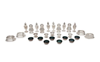 A Group of Sugar Shakers and Salt Cellars