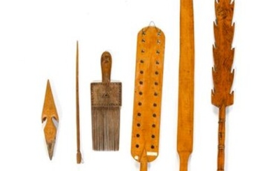 A Group of Weaving Tools