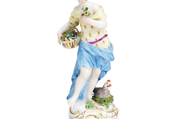 A Meissen figure emblematic of Spring