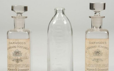 A Pair of Garwood's Standard Perfumes Bottles