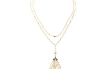A Tiffany & Co FWP Tassel Necklace