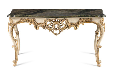 A Venetian Style Painted Console Table