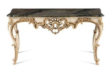 A Venetian Style Painted Console Table
