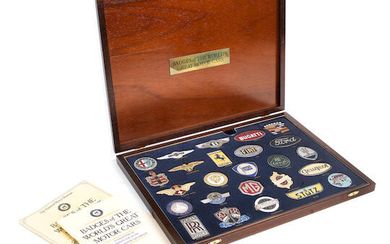 A cased set of 'Badges of the World's Great Motor Cars' by Danbury Mint