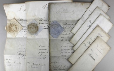 A collection of 19th century and later prisoner remission documents