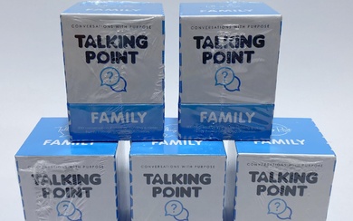 A group of cards marked Talking Point