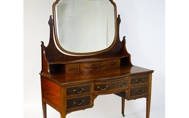 A late 19thC / early 20thC mahogany Maple & Co dressing tabl...