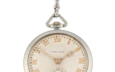 A pocket watch by Cartier, 44mm.