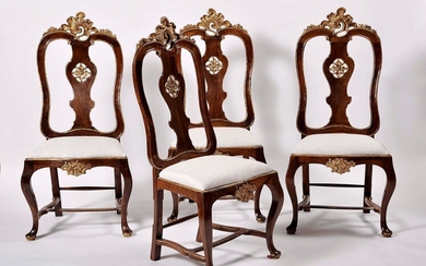 A set of four chairs
