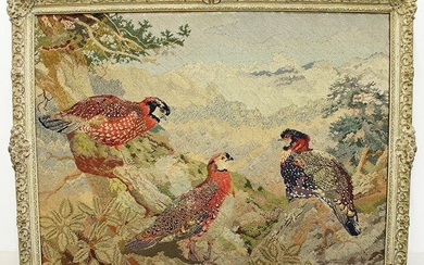 AFTER ARCHIBALD THORBURN PETIT POINT TAPESTRY 1938