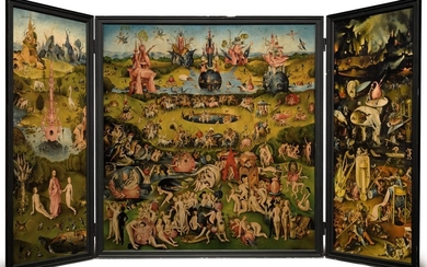 AFTER HIERONYMOUS BOSCH, 19TH OR 20TH CENTURY | THE GARDEN OF EARTHLY DELIGHTS