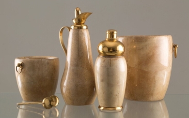 ALDO TURA for MACABO. Set in parchment and brass.